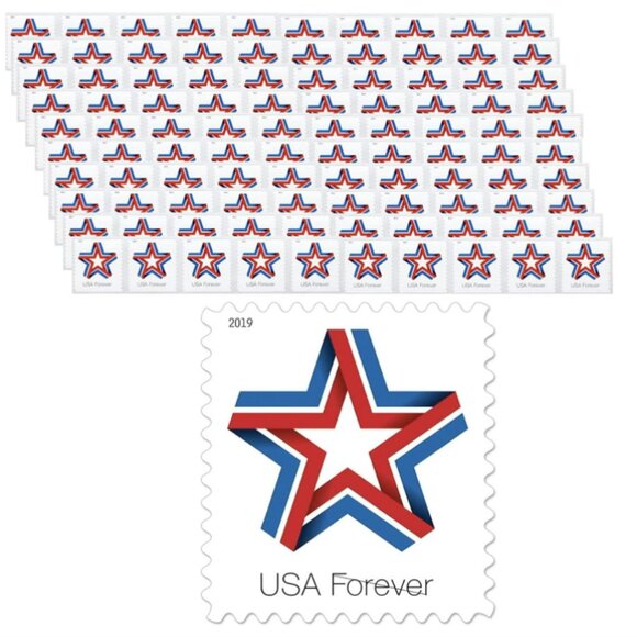 Other - 2019 Star Ribbon 1000 Forever First Class Postage Stamps